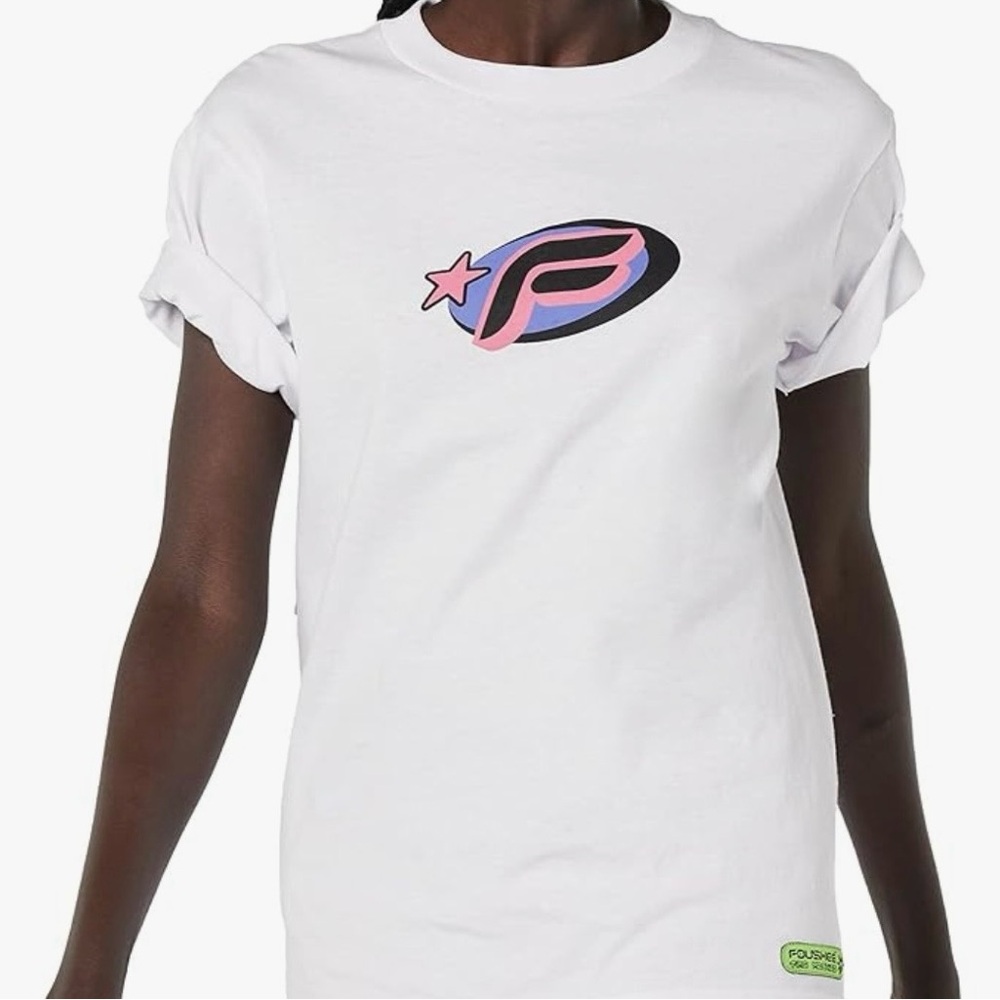 Amazon Music Cameron Galley collaboration Tee with Pink and Black Graphic